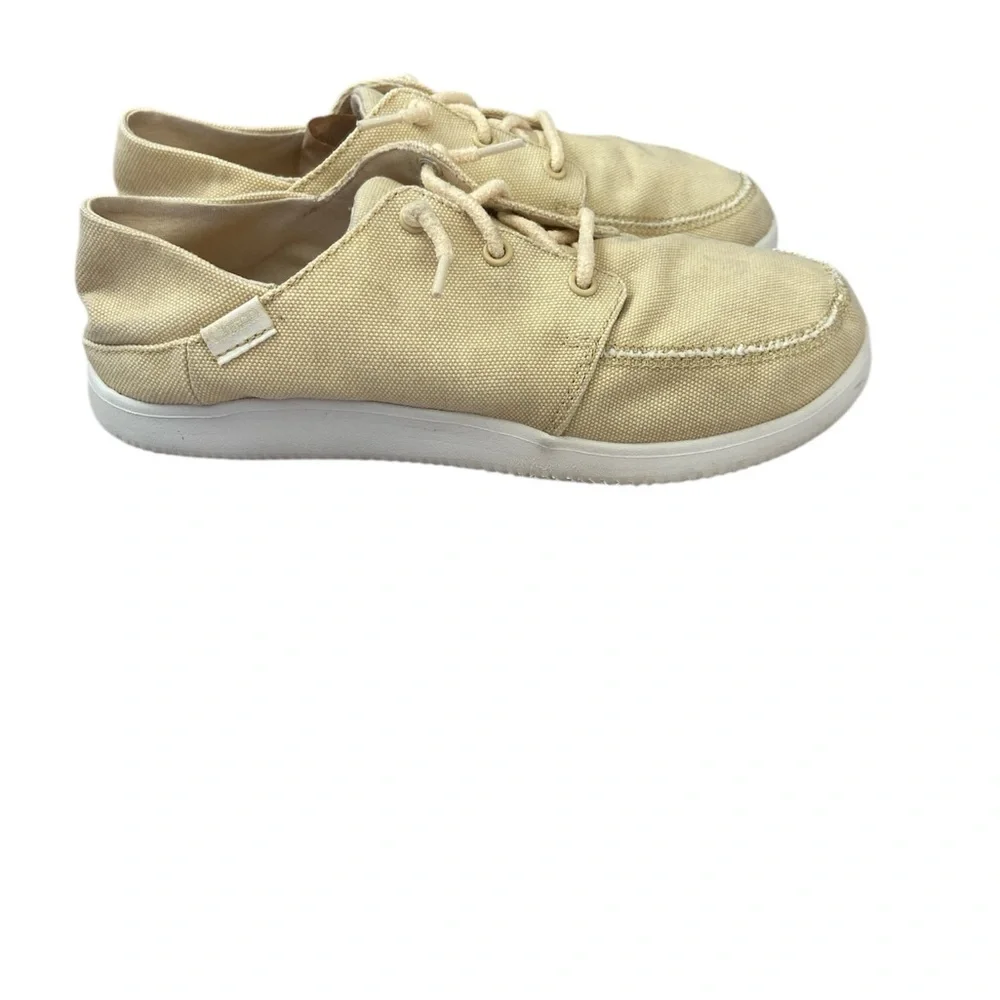 Chaco Women’s Yellow Chillos‎ Canvas Boat Sneakers Shoes 8.5